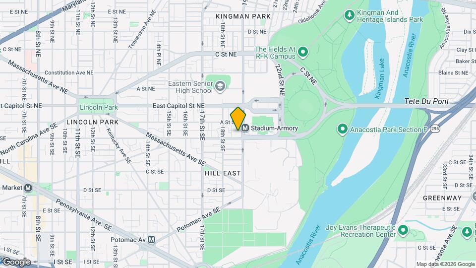1836 Independence Ave SE Map and Location Details