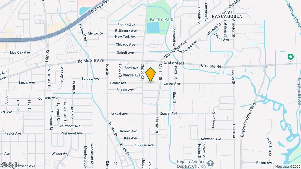 Bayou Villa Apartments Mapa y Detalles de la Ubicación