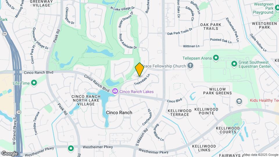 3123 Cinco Lakes Dr Map and Location Details