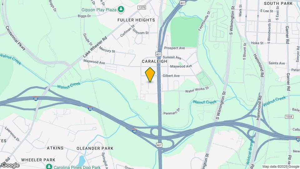 1621 Thompson St Mapa y Detalles de la Ubicación