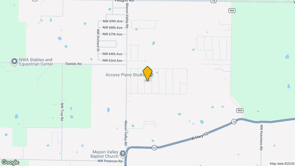 6002 NW Meade St Map and Location Details