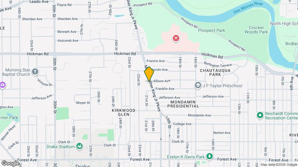 1916 Martin Luther King Jr Pkwy Map and Location Details