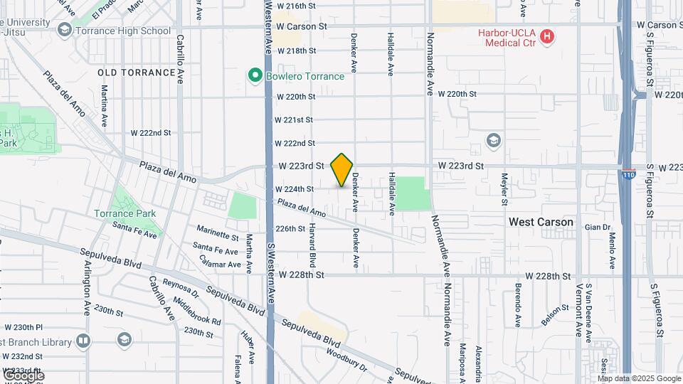 1520 W. 224TH Map and Location Details