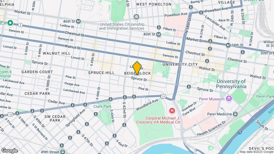 4055 Spruce St Map and Location Details