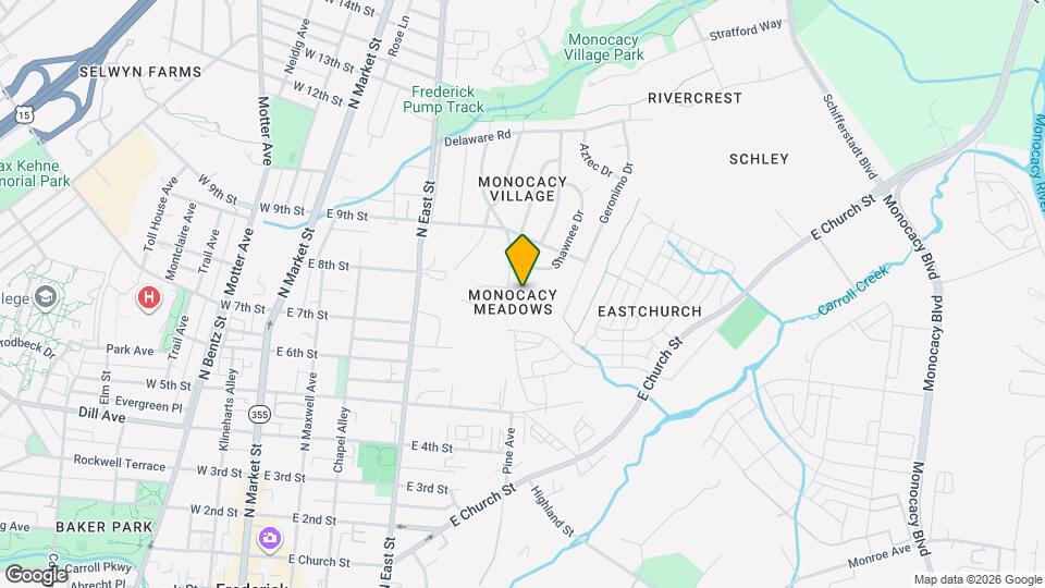 404 Navaho Dr Map and Location Details