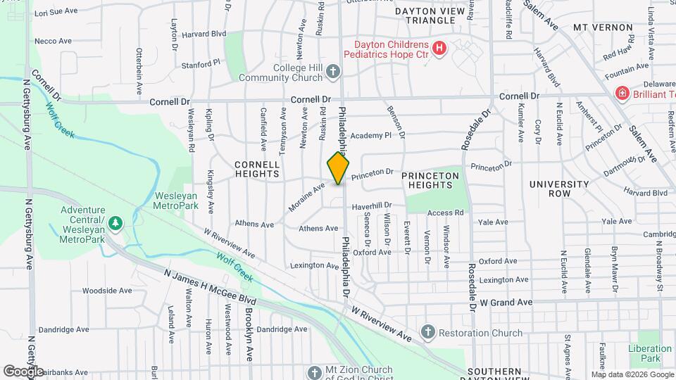 1357 Philadelphia Dr Map and Location Details