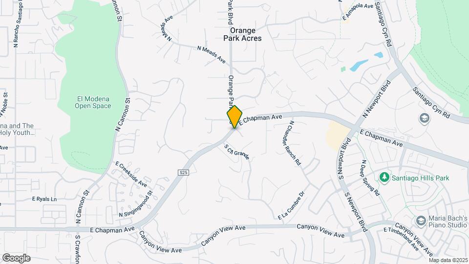 20062 E Chapman Ave Mapa y Detalles de la Ubicación