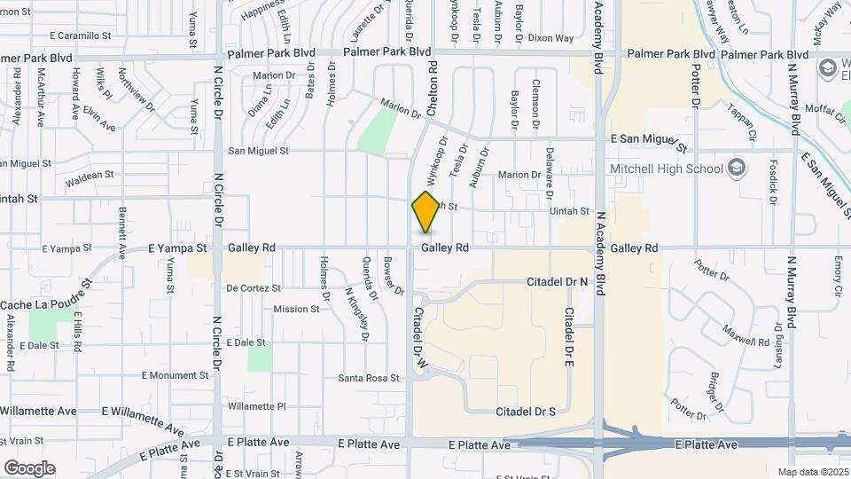 1004 Wynkoop Dr Map and Location Details