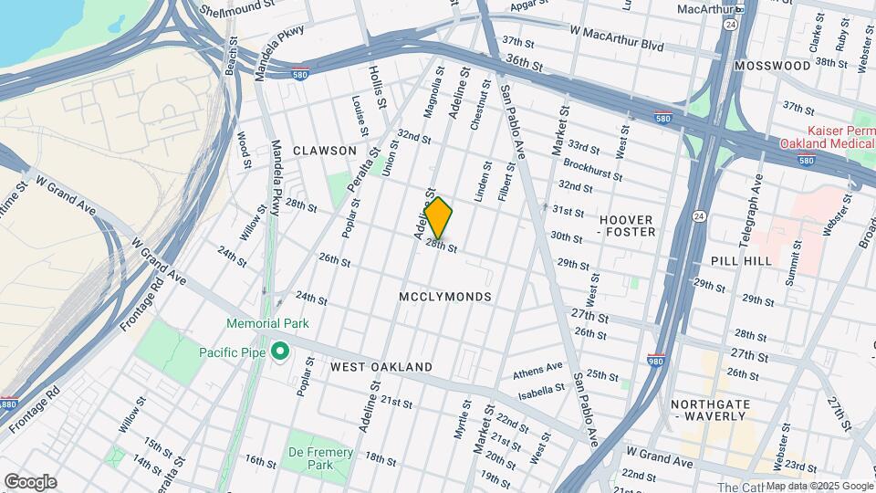 2735 Chestnut St Map and Location Details