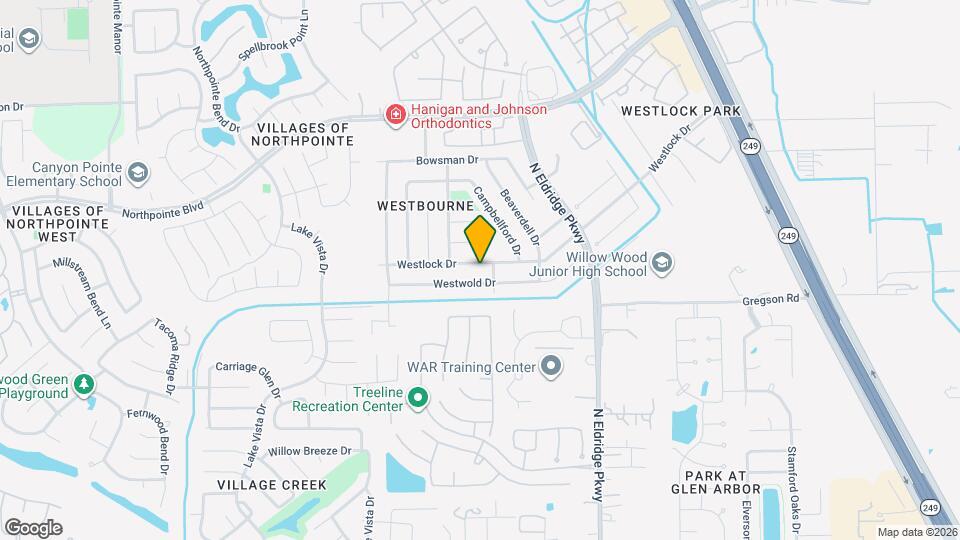 12215 Westlock Dr Map and Location Details