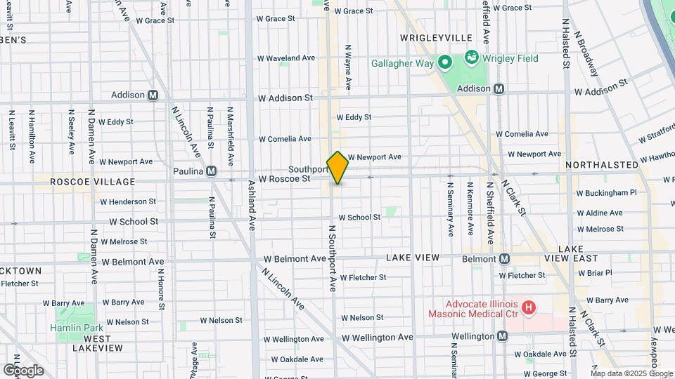 3345 N Southport Ave, Unit J08P Mapa y Detalles de la Ubicación