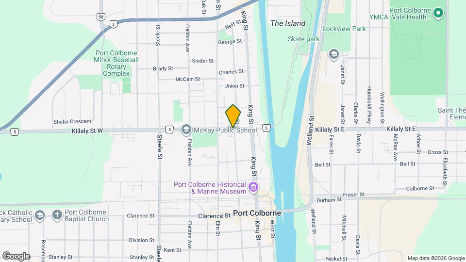 92 Killaly St W Map and Location Details