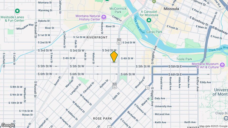528 S 5th St W Map and Location Details