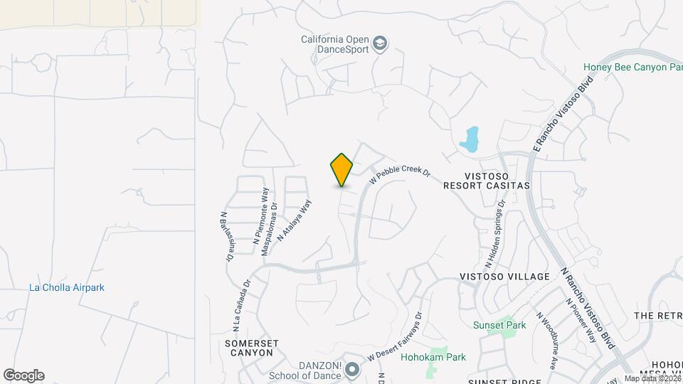 13914 N Flaxleaf Pl Map and Location Details