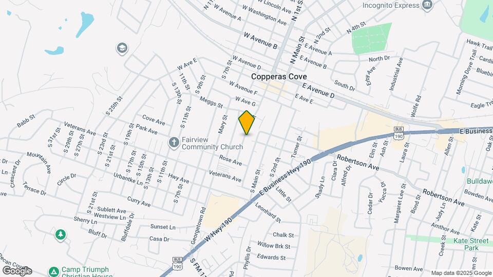 617 S 1st St Mapa y Detalles de la Ubicación