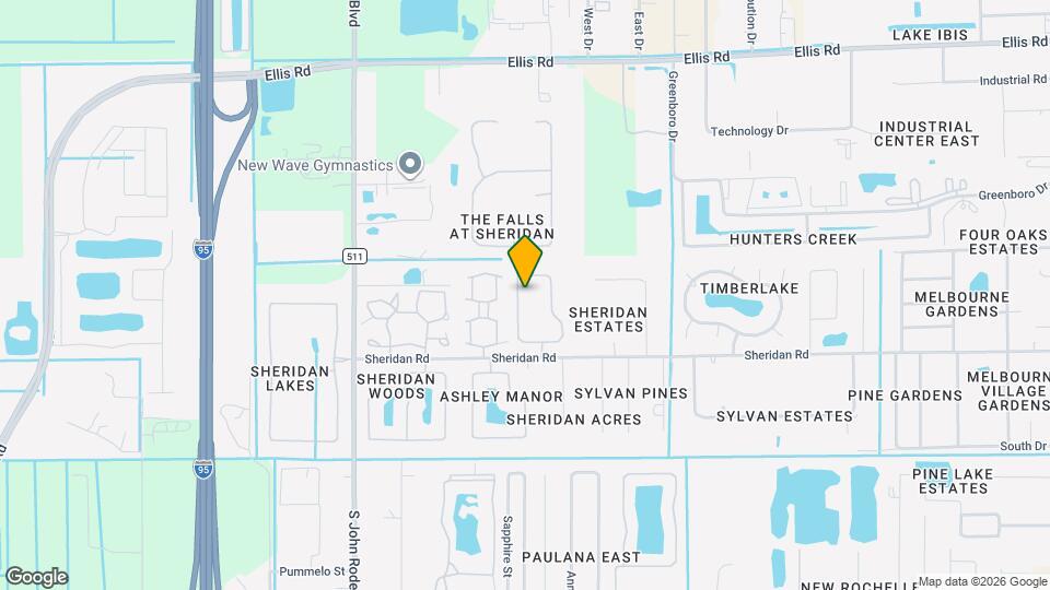 722 Falls Creek Dr Map and Location Details