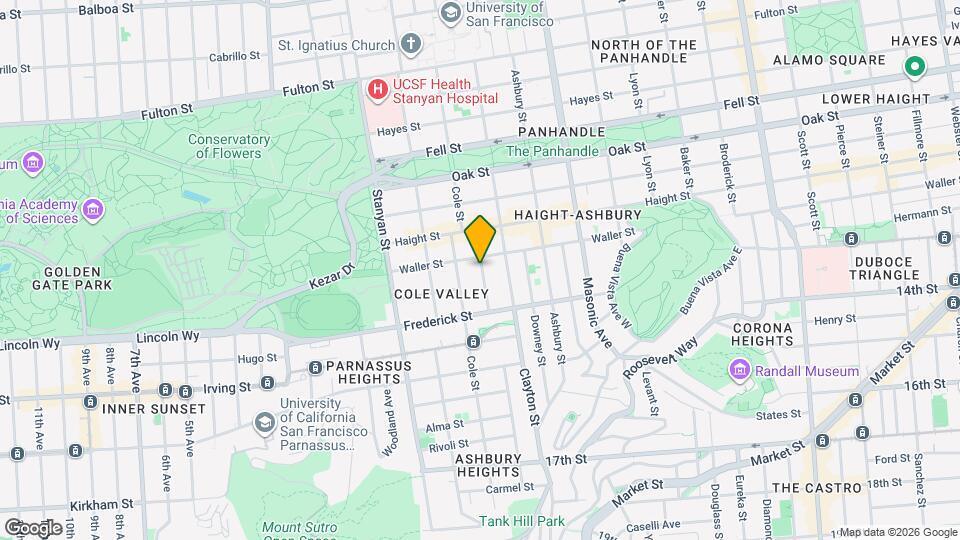 116 Belvedere St Map and Location Details