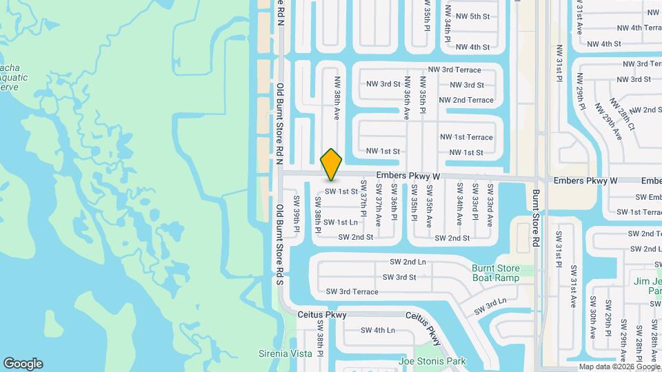 3805 SW 1st St Map and Location Details