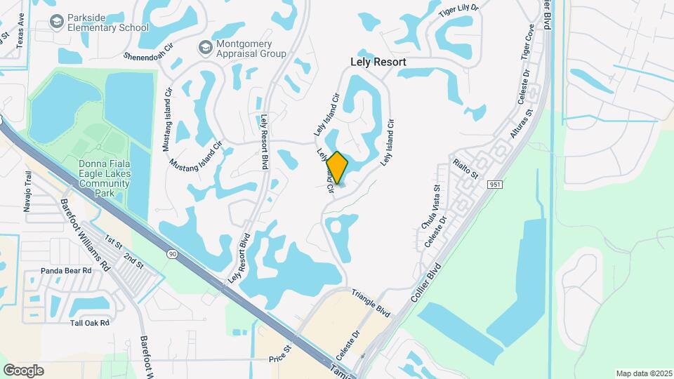 8845 Lely Island Cir Map and Location Details