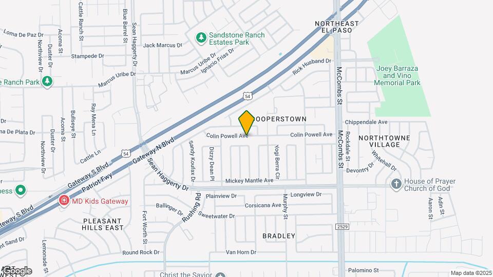 5448 Colin Powell Ave Map and Location Details