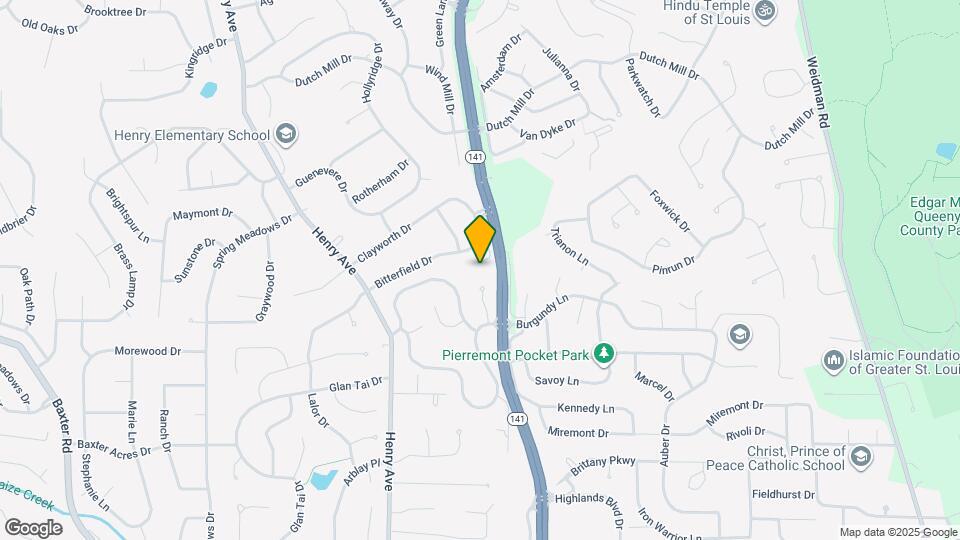 906 Bitterfield Dr Mapa y Detalles de la Ubicación