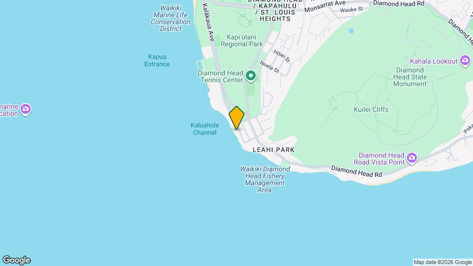 3023 Kalakaua Ave Map and Location Details