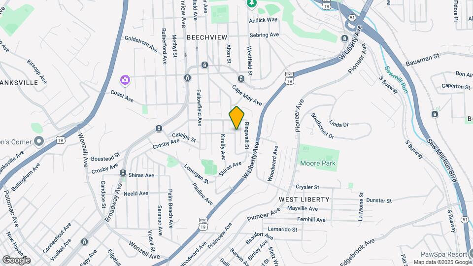 1827 Fairacres Ave Map and Location Details