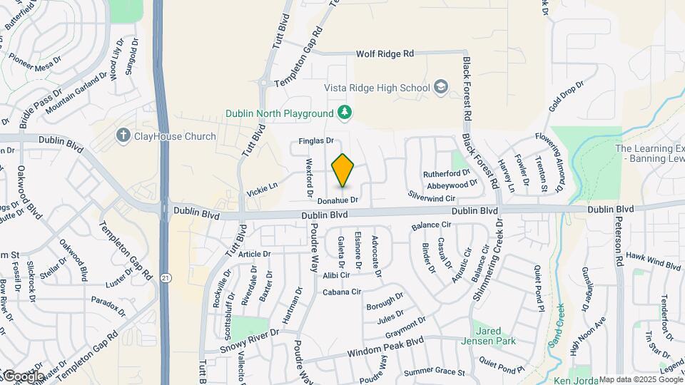 6470 Finglas Dr Map and Location Details