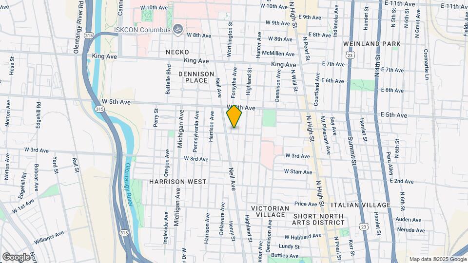 248 W 4th Ave Mapa y Detalles de la Ubicación
