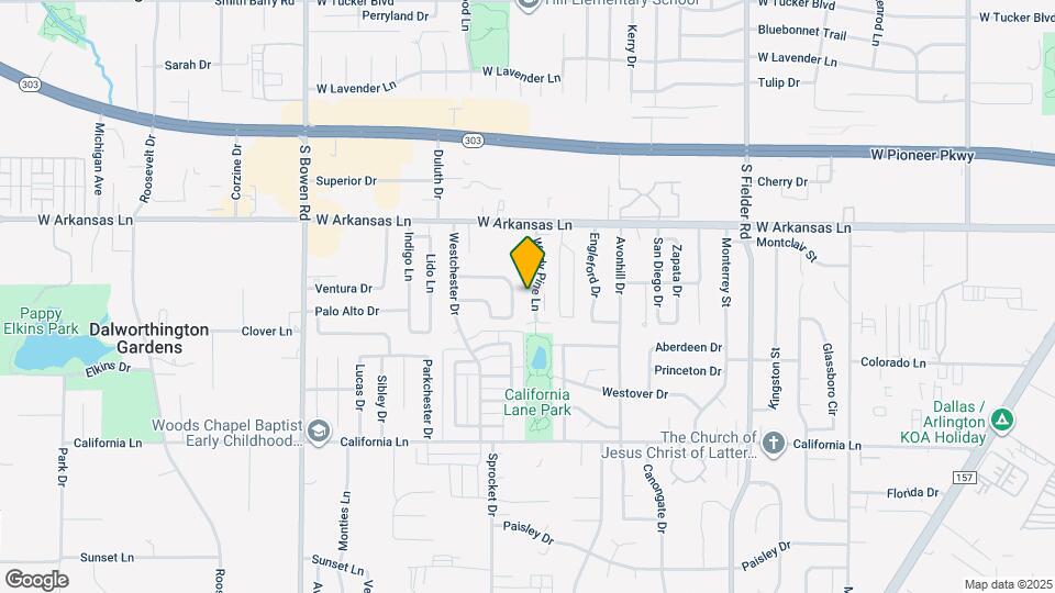 2514 Windy Pine Ln Map and Location Details