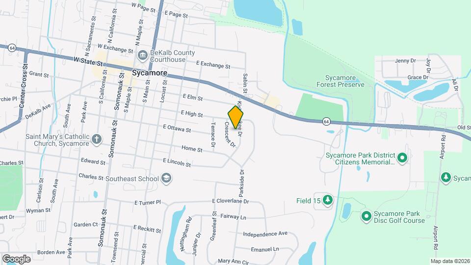 325 Kishwaukee Dr Map and Location Details