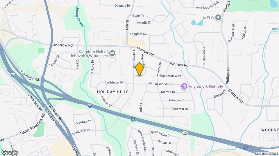 6130 Winview Dr Mapa y Detalles de la Ubicación