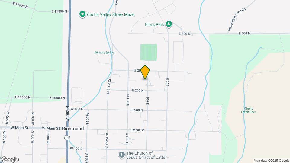 243 E 535 N Map and Location Details