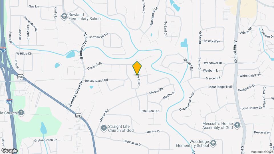 1552 Colony E Cir Map and Location Details