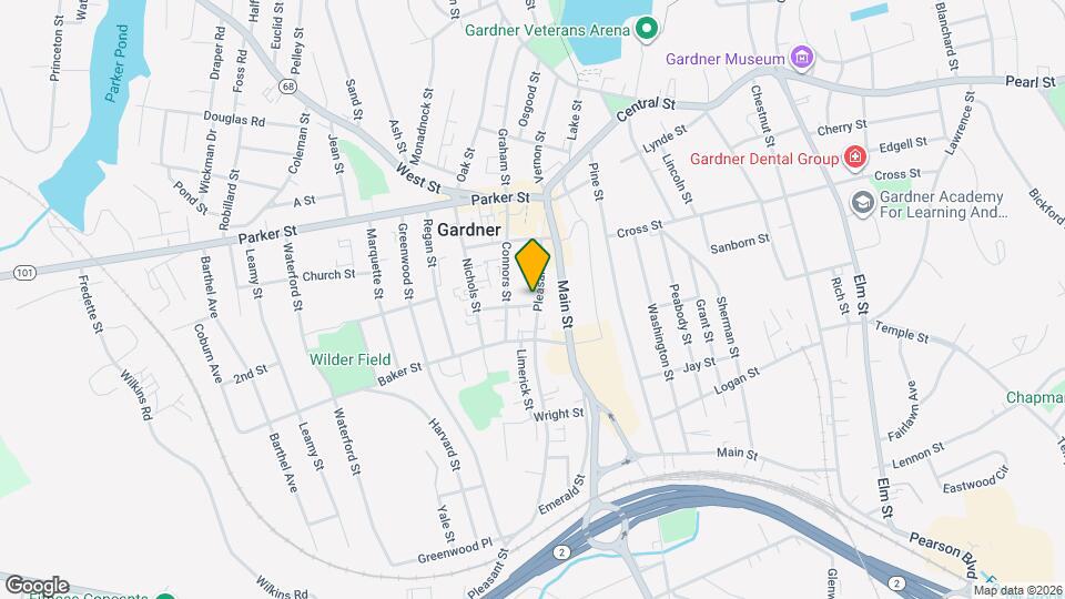 147 Pleasant St, Unit 2 Mapa y Detalles de la Ubicación