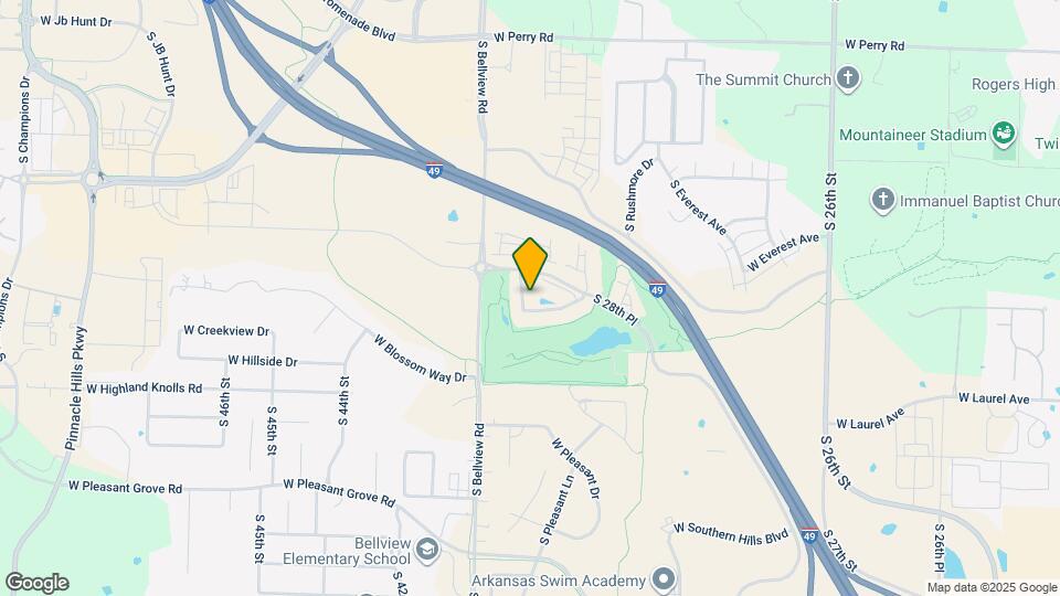 2507 S Greens Way Map and Location Details