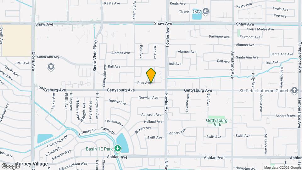 1696 Pico Ave Map and Location Details