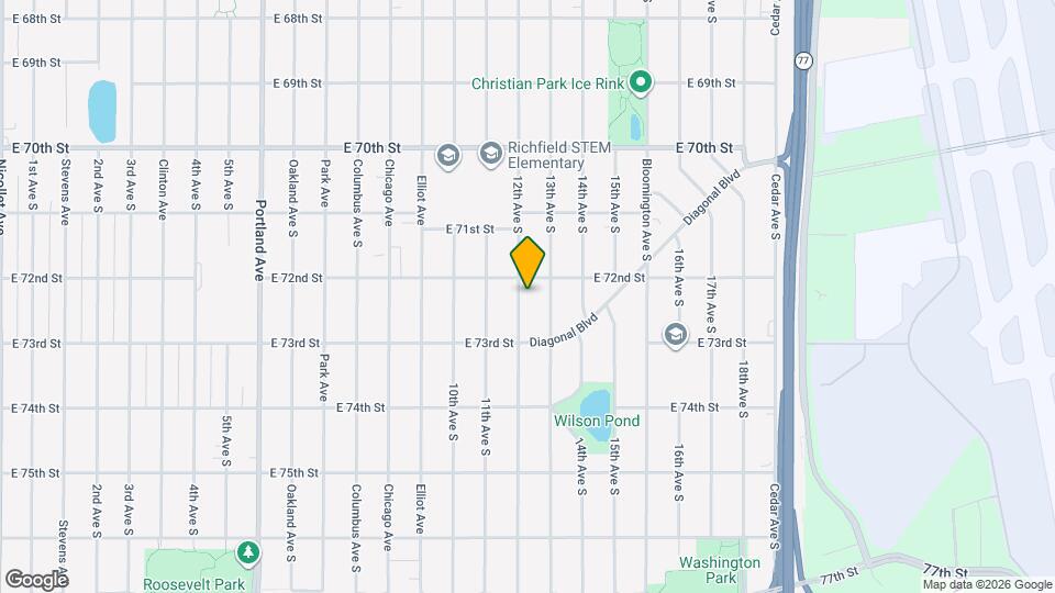 7215 12th Ave S Map and Location Details