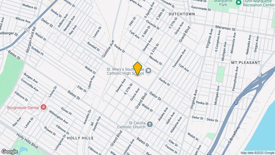 3649 Delor St Map and Location Details