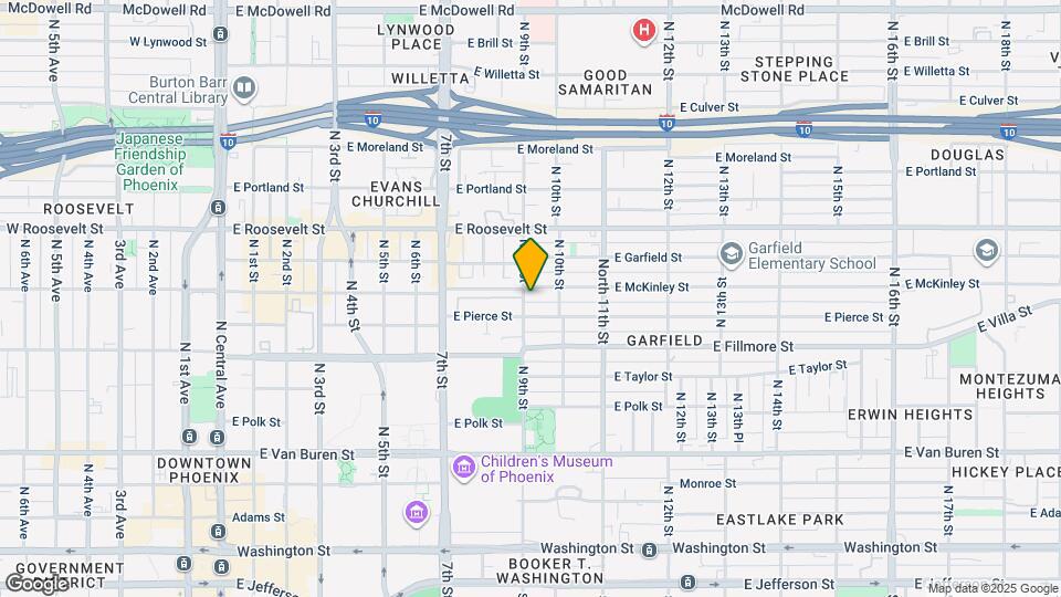 713 N 9th St Map and Location Details
