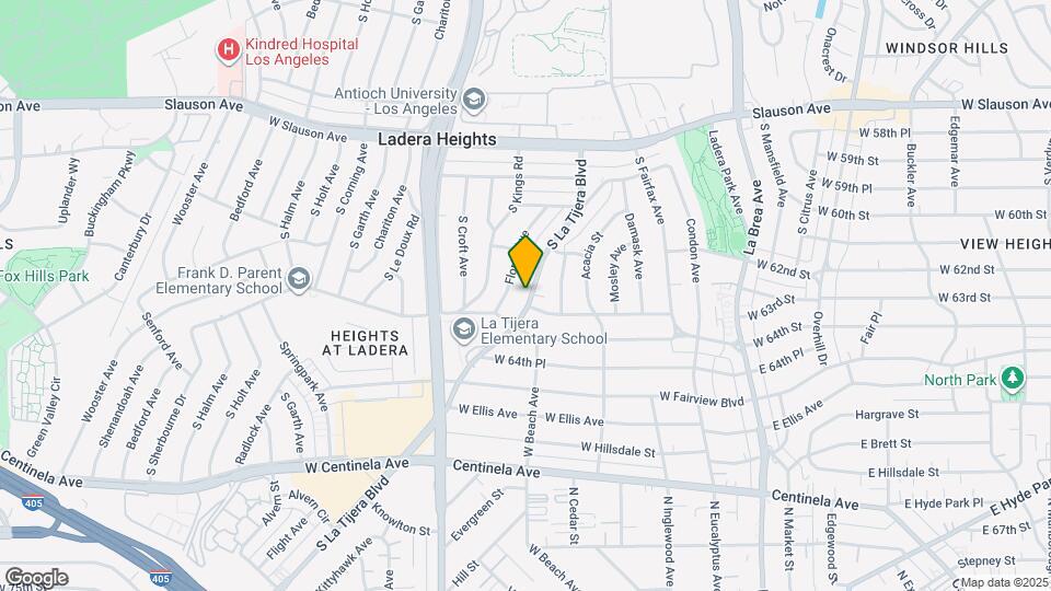 6263 La Tijera Blvd Map and Location Details