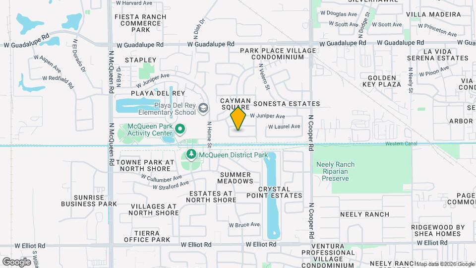 1094 W Heather Ave Map and Location Details