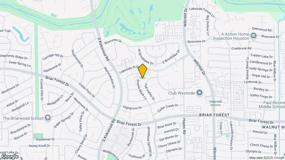 1619 Prairie Mark Ln Map and Location Details