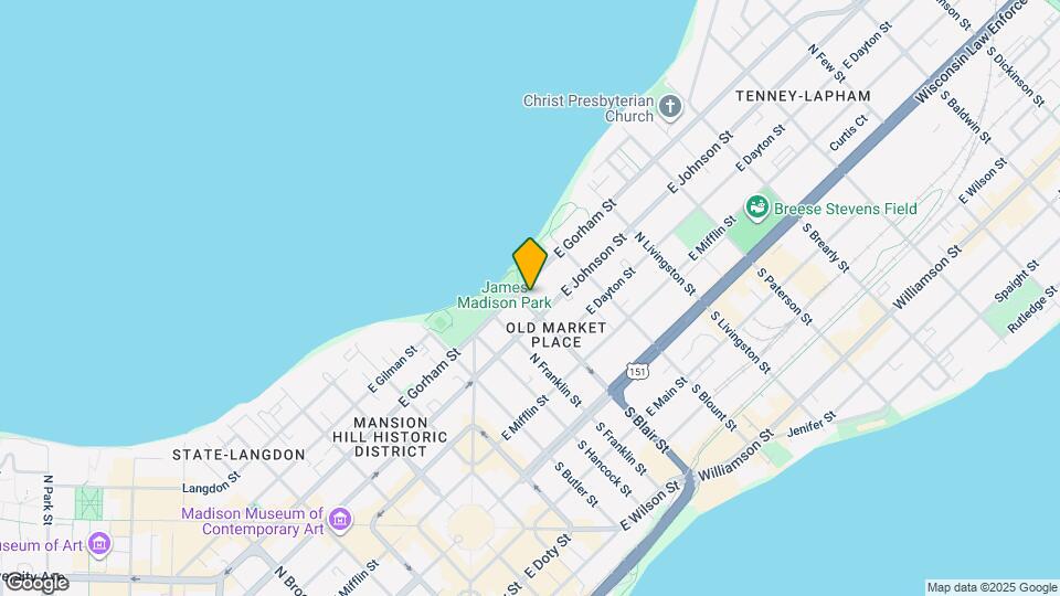 315 N Blair St, Unit #3 Map and Location Details