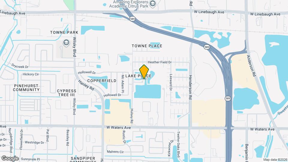 6905 Lake Pl Ct Map and Location Details