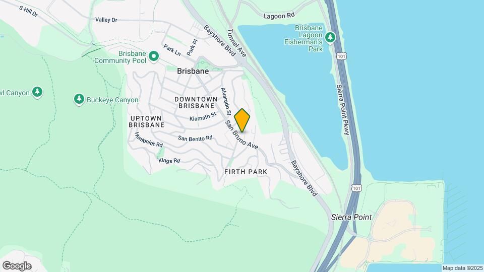 693 San Bruno Ave Map and Location Details