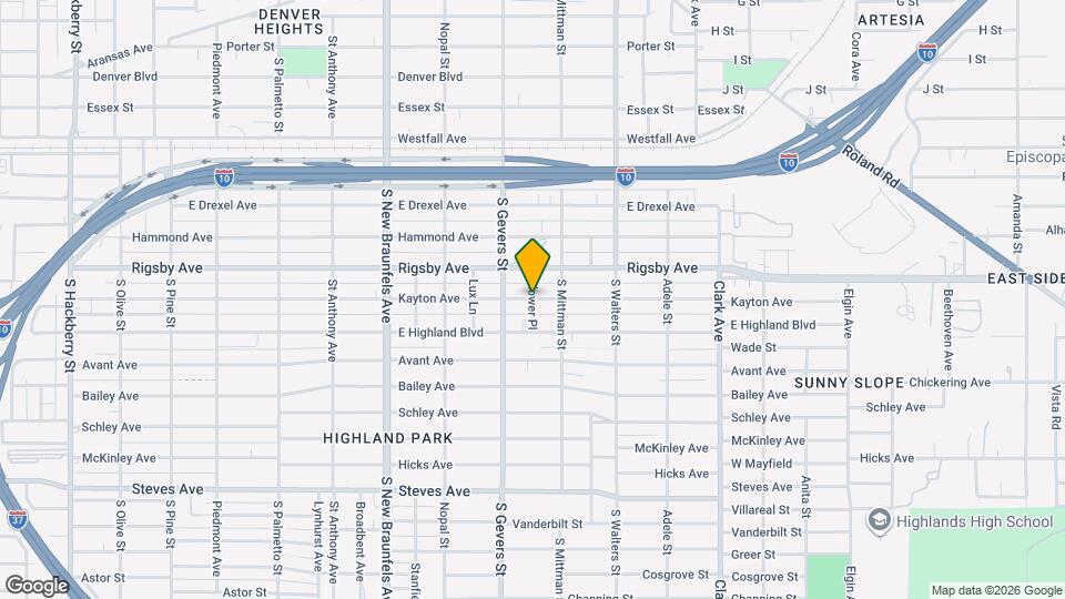 6123 Flower Pl Map and Location Details