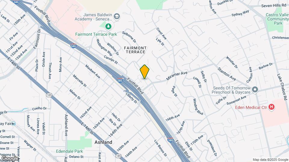 16300 Foothill Blvd Map and Location Details