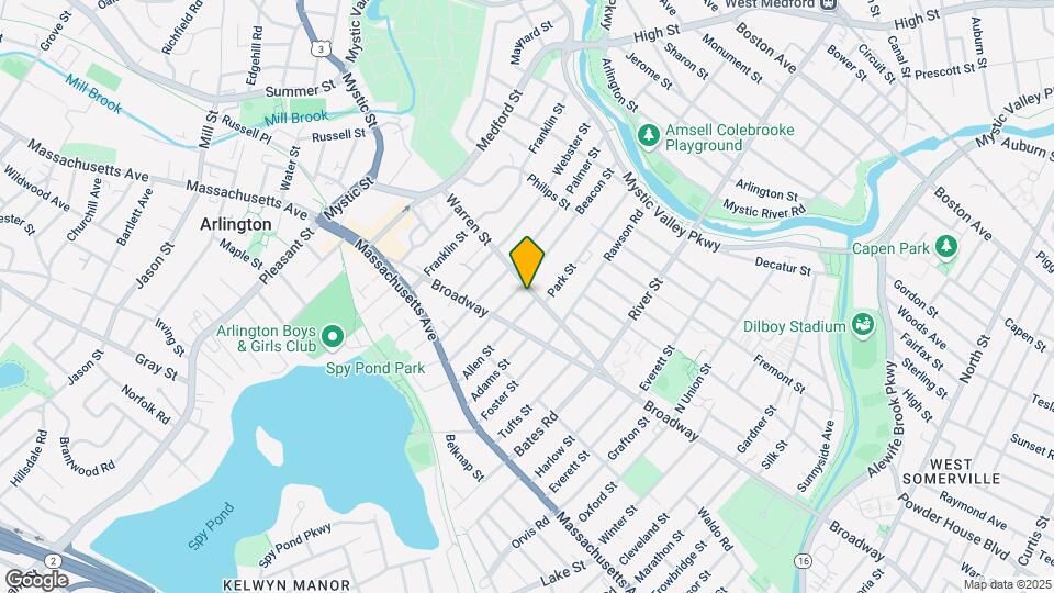 78 Warren St, Unit 1 Map and Location Details