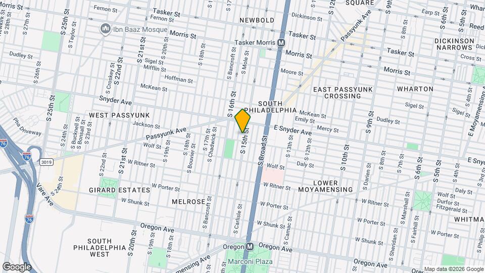 2136 S 15th St Map and Location Details
